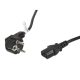 Lanberg CEE 7/7->IEC 320 C13 Netzkabel, 5 m, VDE, schwarz