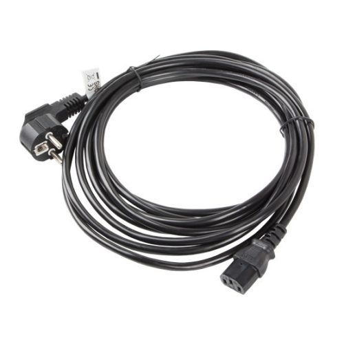 Lanberg CEE 7/7->IEC 320 C13 Netzkabel, 5 m, VDE, schwarz