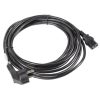 Lanberg CEE 7/7->IEC 320 C13 Netzkabel, 5 m, VDE, schwarz