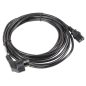 Lanberg CEE 7/7->IEC 320 C13 Netzkabel, 5 m, VDE, schwarz