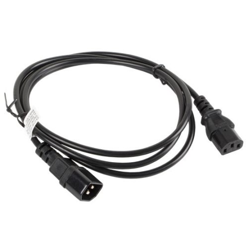 Lanberg IEC 320 C13->C14 Kabel 1,8 m, schwarz