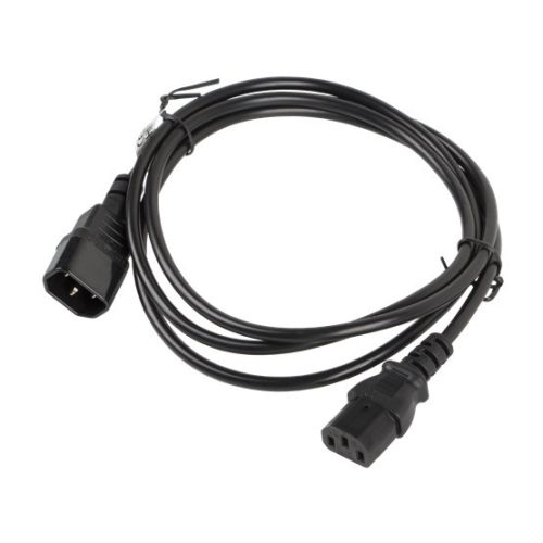 Lanberg IEC 320 C13->C14 Kabel 1,8 m, schwarz