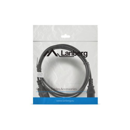 Lanberg IEC 320 C13->C14 Kabel 1,8 m, schwarz