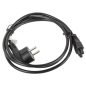   Lanberg CEE 7/7 (Mickey)->IEC 320 C5 Stromkabel, 1,8 m, VDE, schwarz