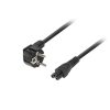Lanberg CEE 7/7 (Mickey)->IEC 320 C5 Stromkabel, 1,8 m, VDE, schwarz