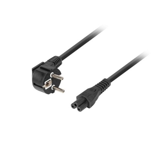 Lanberg CEE 7/7 (Mickey)->IEC 320 C5 Stromkabel, 1,8 m, VDE, schwarz