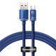 Baseus Crystal Shine USB Typ-A – USB Typ-C, 100W Schnelllade-Datenkabel, 1,2 m, blau