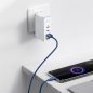   Baseus Crystal Shine USB Typ-A – USB Typ-C, 100W Schnelllade-Datenkabel, 1,2 m, blau