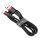 Baseus Cafule USB Typ-A - iPhone, 2,4A Schnelllade-Datenkabel, 1m, schwarz/rot
