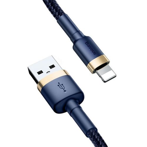 Baseus Cafule USB Typ-A - iPhone, 2,4A Schnelllade-Datenkabel, 1m, blau/gold