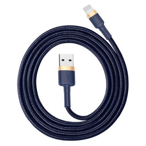 Baseus Cafule USB Typ-A - iPhone, 2,4A Schnelllade-Datenkabel, 1m, blau/gold