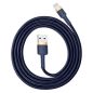   Baseus Cafule USB Typ-A - iPhone, 2,4A Schnelllade-Datenkabel, 1m, blau/gold