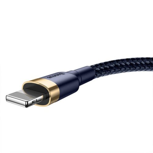 Baseus Cafule USB Typ-A - iPhone, 2,4A Schnelllade-Datenkabel, 1m, blau/gold