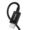 Baseus Superior USB Typ-A – iPhone, 2,4A Schnelllade-Datenkabel, 1m, Schwarz