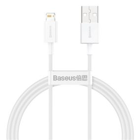   Baseus Superior USB Typ-A - iPhone, 2.4A Schnelllade-Datenkabel, 1m, weiß