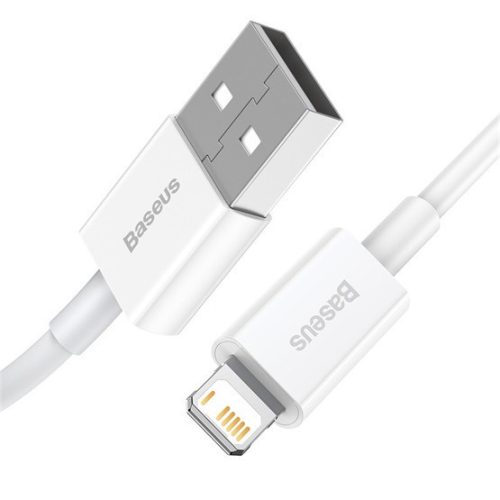 Baseus Superior USB Typ-A - iPhone, 2.4A Schnelllade-Datenkabel, 1m, weiß