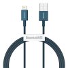 Baseus Superior USB Typ-A - iPhone, 2,4A Schnelllade-Datenkabel, 1 m, blau