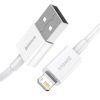 Baseus Superior USB Typ-A – iPhone, 2,4A Schnelllade-Datenkabel, 1,5m, weiß