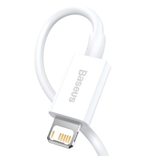 Baseus Superior USB Typ-A – iPhone, 2,4A Schnelllade-Datenkabel, 1,5m, weiß