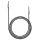 Baseus Yiven M30 3,5 mm Klinkenstecker Stereo-Audiokabel, 1 m, Schwarz/Silber