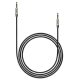 Baseus Yiven M30 3,5 mm Klinkenstecker Stereo-Audiokabel, 1 m, Schwarz/Silber