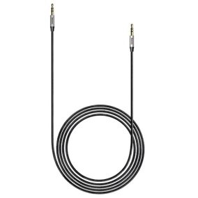   Baseus Yiven M30 3,5 mm Klinkenstecker Stereo-Audiokabel, 1,5 m, Schwarz/Silber