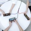 Baseus Drei Primärfarben 3-in-1 USB Typ-A – iPhone+USB Typ-C+Micro USB, 3.5A Schnelllade-Datenkabel, 1.2m, schwarz