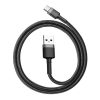 Baseus Cafule USB Type-A - USB Type-C, 18W Schnelllade-Datenkabel, 0,5m, Schwarz/Grau