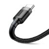 Baseus Cafule USB Typ-A – USB Typ-C, 18W Schnelllade-Datenkabel, 1m, Schwarz/Grau