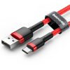 Baseus Cafule USB Typ-A – USB Typ-C, 10W Schnelllade-Datenkabel, 2m, Rot