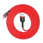   Baseus Cafule USB Typ-A – USB Typ-C, 10W Schnelllade-Datenkabel, 2m, Rot