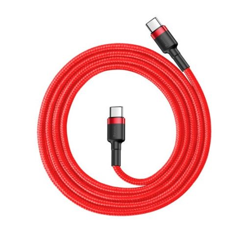 Baseus Cafule USB Typ-C, 60W Schnellladekabel, 1m, Rot