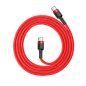 Baseus Cafule USB Typ-C, 60W Schnellladekabel, 1m, Rot