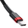 Baseus Cafule USB Type-C, 60W Schnellladekabel, 1m, schwarz/rot
