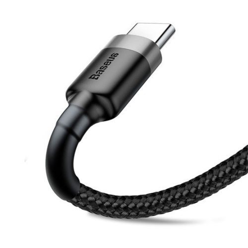 Baseus Cafule USB Typ-A - USB Typ-C, 10W Ladekabel, 3m, Schwarz/Grau