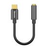 Baseus L54 USB Type-C - 3,5 mm Klinken-Audiokabel, Schwarz
