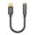 Baseus L54 USB Type-C - 3,5 mm Klinken-Audiokabel, Schwarz