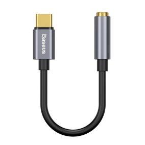 Baseus L54 USB Type-C - 3,5 mm Klinken-Audiokabel, Grau