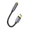 Baseus L54 USB Type-C - 3,5 mm Klinken-Audiokabel, Grau