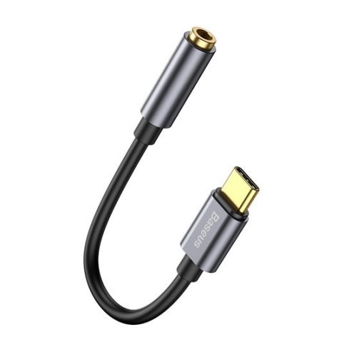 Baseus L54 USB Type-C - 3,5 mm Klinken-Audiokabel, Grau