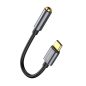 Baseus L54 USB Type-C - 3,5 mm Klinken-Audiokabel, Grau