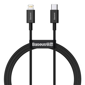   Baseus Superior USB Type-C - iPhone, 20W Schnelllade-Datenkabel, 1m, Schwarz