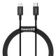 Baseus Superior USB Type-C - iPhone, 20W Schnelllade-Datenkabel, 1m, Schwarz