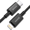 Baseus Superior USB Type-C - iPhone, 20W Schnelllade-Datenkabel, 1m, Schwarz