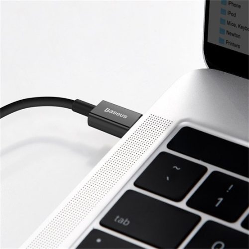 Baseus Superior USB Type-C - iPhone, 20W Schnelllade-Datenkabel, 1m, Schwarz