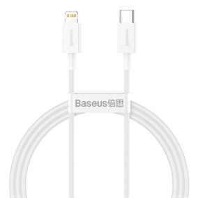   Baseus Superior USB Type-C – iPhone, 20W Schnelllade-Datenkabel, 1m, Weiß