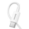 Baseus Superior USB Type-C – iPhone, 20W Schnelllade-Datenkabel, 1m, Weiß