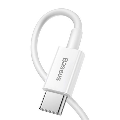 Baseus Superior USB Type-C – iPhone, 20W Schnelllade-Datenkabel, 1m, Weiß