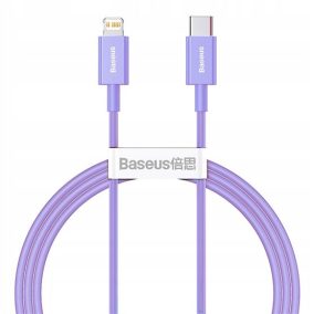   Baseus Superior USB Type-C – iPhone, 20W Schnellladekabel, 1m, lila