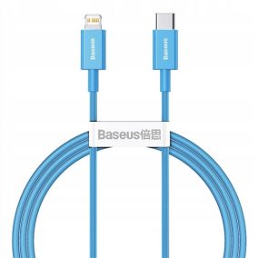   Baseus Superior USB Type-C – iPhone, 20W Schnellladekabel, 1m, Blau